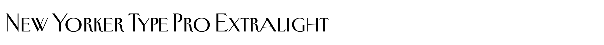 New Yorker Type Pro Extralight image